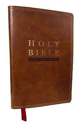 Picture of NKJV Super Giant Print New Testament, Brown Leathersoft, Red Letter, Comfort Print (Thumb Indexed)
