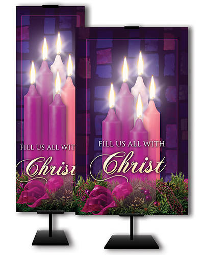 Picture of Fill Us All With Christ Advent 2' x 6' Banner