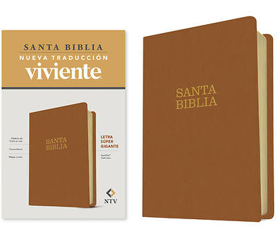 Picture of Santa Biblia Ntv, Letra Súper Gigante (Letra Roja, Sentipiel, Café)