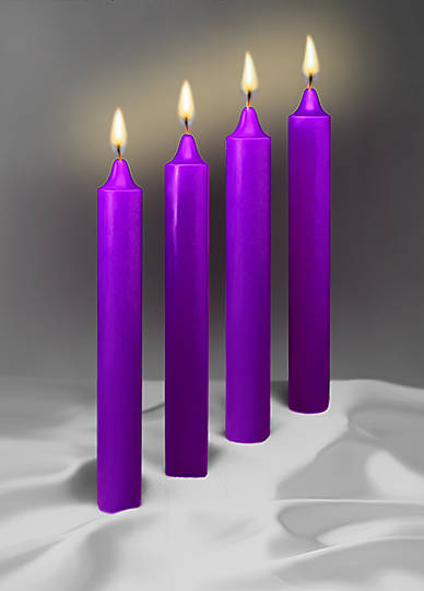 Picture of Advent Candles 17"  X 1 1/2"