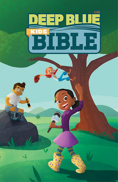 Picture of CEB Deep Blue Kids Bible Wilderness Trail Paperback