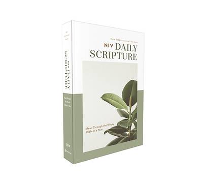 Picture of Niv, Daily Scripture, Paperback, White/Sage, Comfort Print
