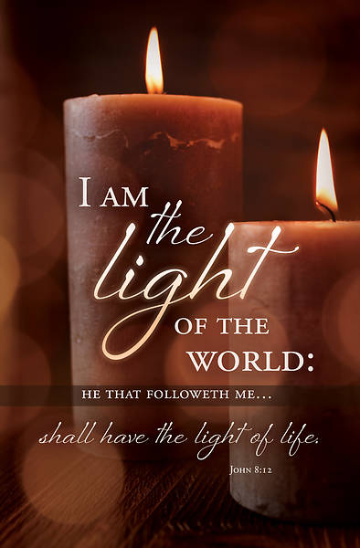 Picture of I am the Light of the World Funeral Bulletin Regular