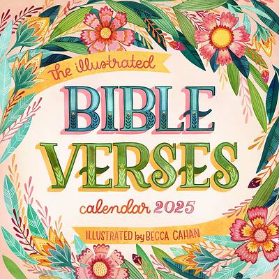 Picture of Illustrated Bible Verses Wall Calendar 2025