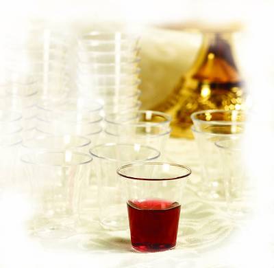 Picture of Disposable Clear Plastic Communion Cups