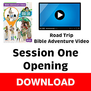 Picture of VBS 2025 Road Trip Bible Adventure Video Session One - Opening