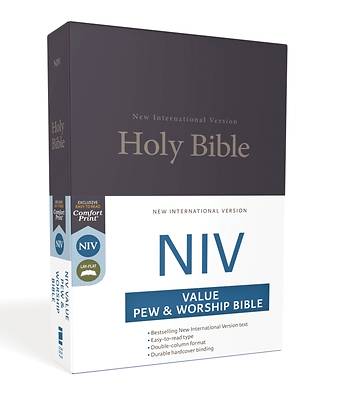 Picture of NIV Value Pew and Worship Bible, Hardcover, Blue