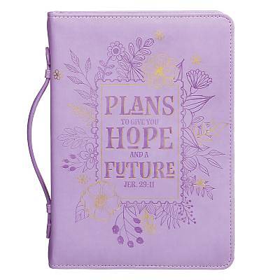 Picture of Bible Cover Medium Luxleather Pastel Floral