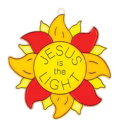 Picture of Vacation Bible School VBS 2022 God's Wonder Lab PK12 Jesus the Light Suncatcher Craft