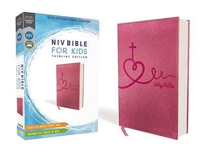 Picture of NIV Bible for Kids, Imitation Leather, Pink, Red Letter Edition, Comfort Print