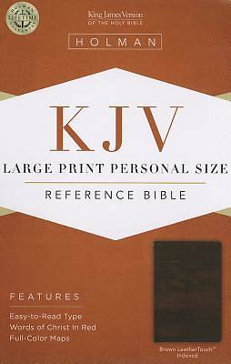 Picture of Large Print Personal Size Reference Bible-KJV