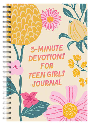 Picture of 3-Minute Devotions for Teen Girls Journal