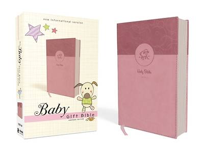 Picture of NIV Baby Gift Bible, Holy Bible, Leathersoft, Pink, Red Letter Edition, Comfort Print