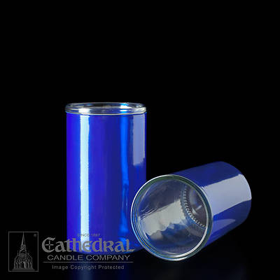 Picture of Cathedral Inserta-Lite 3-Day Reusable Glass Globe - Blue