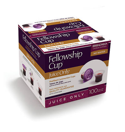 Picture of Fellowship Cup® Juice Only Prefilled Disposable Communion Cups - Box of 100