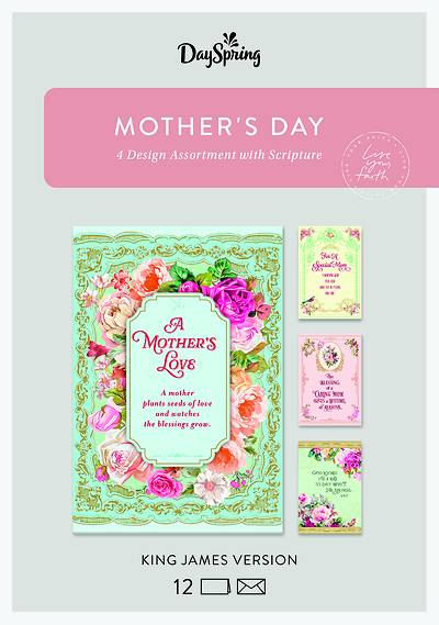 Picture of Mother's Day Vintage Pattern Boxed Cards - Box of 12