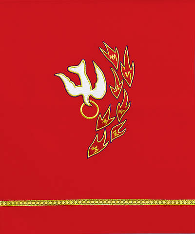 Picture of Word Series Red Pentecost Lectern Scarf