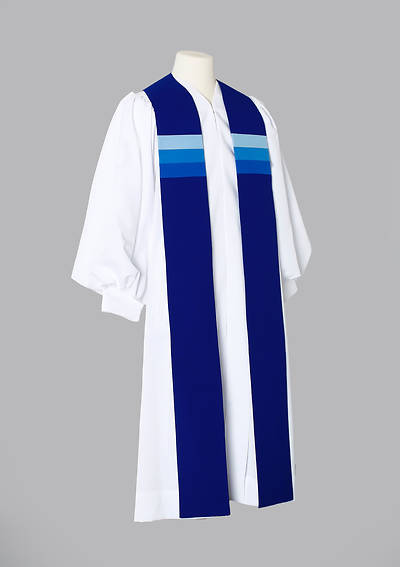 Picture of Triune Stripe Stole - Blue