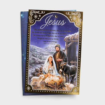 Picture of Dona Gelsinger Jesus Nativity Scene Christmas Cards