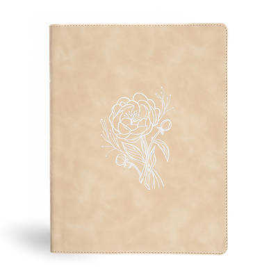 Picture of CSB Illustrator's Notetaking Bible, Large Print Edition, Cream Leathertouch