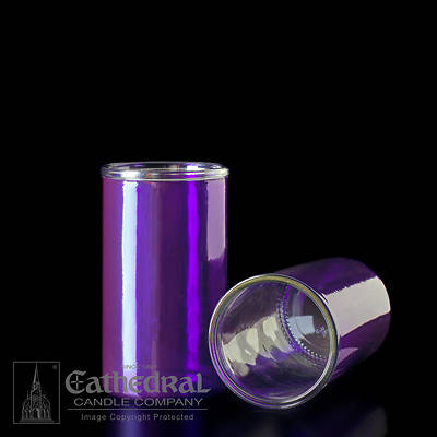 Picture of Cathedral Inserta-Lite 3-Day Reusable Glass Globe - Purple