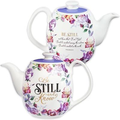 Picture of Teapot Ceramic Be Still