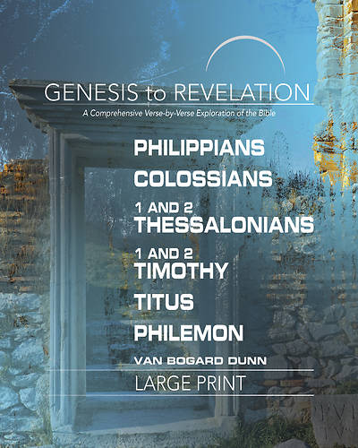 Picture of Genesis to Revelation: Philippians, Colossians, 1-2 Thessalonians Participant Book