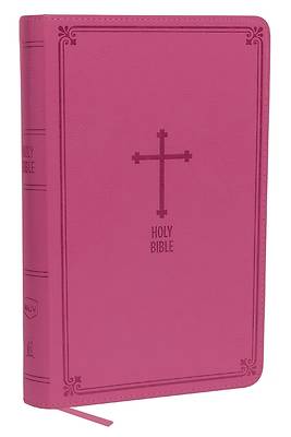 Picture of NKJV, Deluxe Gift Bible, Imitation Leather, Pink, Red Letter Edition