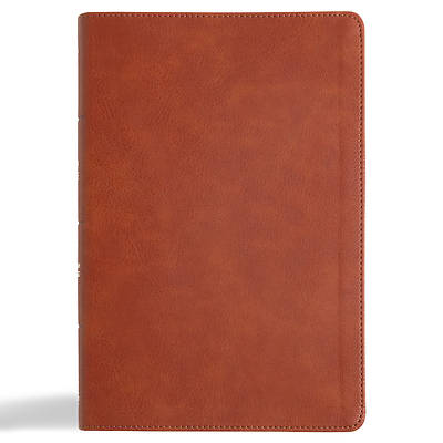 Picture of CSB Giant Print Reference Bible, Digital Study Edition, Burnt Sienna Leathertouch, Indexed