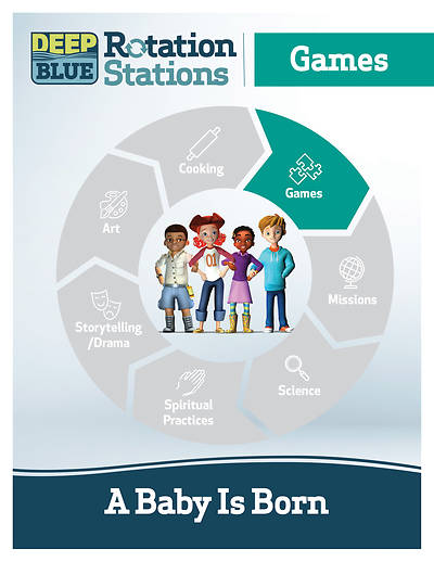 Picture of Deep Blue Rotation Station: A Baby Is Born - Games Station Download