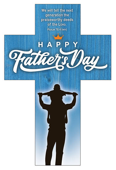 Picture of Cross Happy Father's Day (non-matching) Bookmark