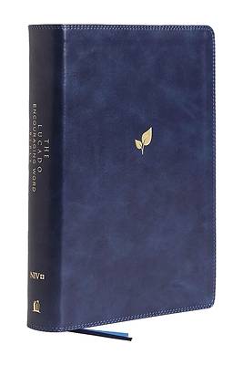 Picture of NIV Lucado Encouraging Word Bible, Blue, Leathersoft, Comfort Print