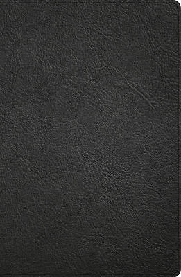Picture of CSB Large Print Personal Size Reference Bible, Optimal Type, Digital Study Edition, Black Genuine Leather, Indexed