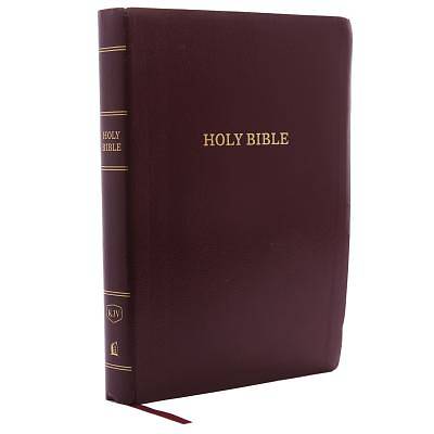 Picture of KJV, Reference Bible, Giant Print, Leather-Look, Burgundy, Red Letter Edition