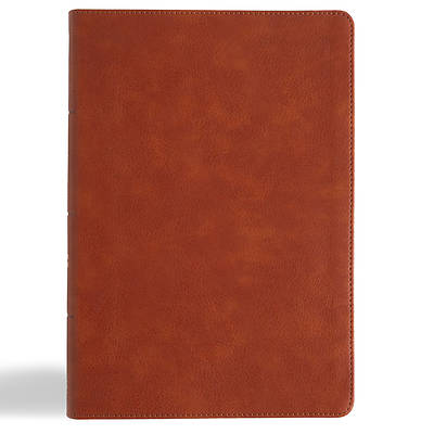Picture of CSB Giant Print Single-Column Bible, Burnt Sienna Leathertouch