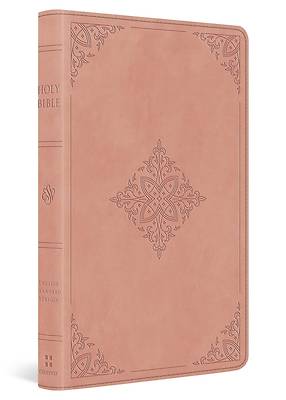 Picture of ESV Large Print Value Thinline Bible (Trutone, Blush Rose, Fleur-De-Lis Design)