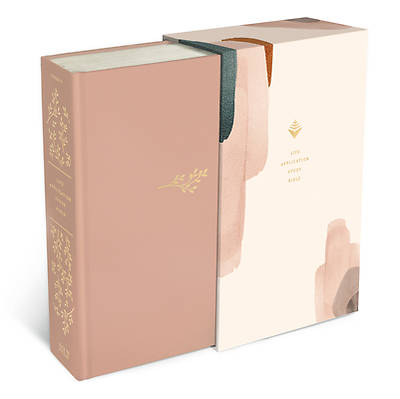 Picture of NLT Life Application Study Bible, Third Edition (Hardcover Cloth, Soft Pink, Red Letter)