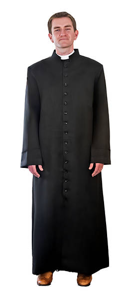 Picture of MDS Cassock Traditional Style 18 Button Small