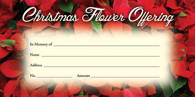 Picture of Christmas Flower Offering Envelope