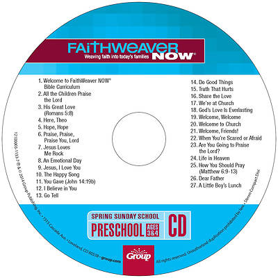 Picture of FaithWeaver NOW Preschool CD Spring 2026