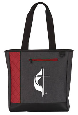 Picture of Heathered Polyester Cross & Flame Bag
