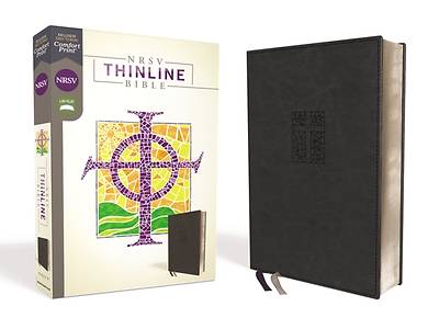Picture of NRSV Thinline Bible, Leathersoft, Black, Comfort Print