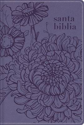 Picture of Nbla Santa Biblia Edicion Versificada Tamano Bolsillo Leathersoft Morado Palabras de Jesus En Rojo Comfort Print Con Cierre