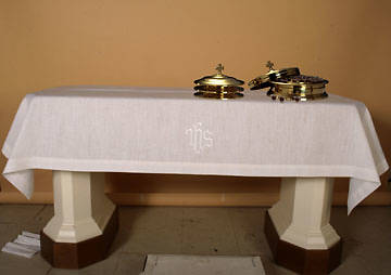 Picture of Lin-Look IHS Communion Table Cover - 49"x80"