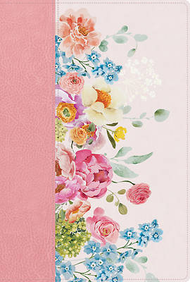 Picture of Rvr 1960 Biblia Letra Grande, Tamaño Manual, Edición Especial, Rosa Pastel, Símil Piel