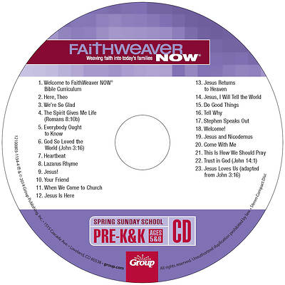 Picture of FaithWeaver NOW PreK-K CD Spring 2026