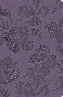 Picture of CSB Large Print Personal Size Reference Bible, Optimal Type, Digital Study Edition, Purple Leathertouch, Indexed