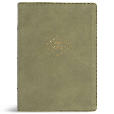 Picture of CSB Women's Study Bible, Sage Suedesoft Leathertouch, Indexed
