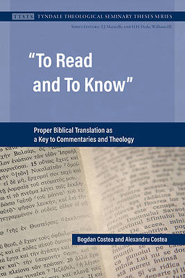 Picture of To Read and To Know