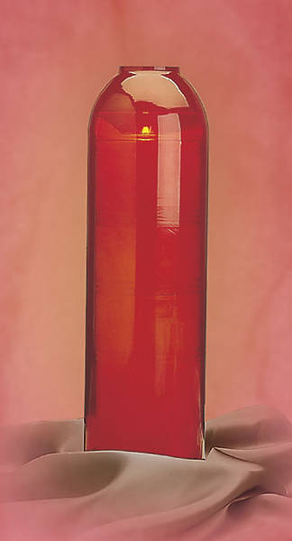 Picture of Dome-Style Globe For 14 Day Sanctuary Candles - Ruby